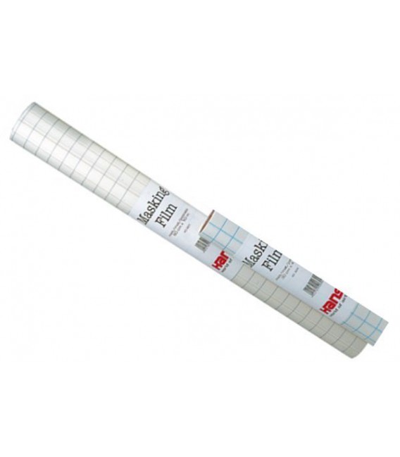 d) Airbrush masking adhesive film matt 60 cms x 10 mts.