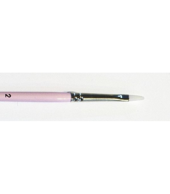 Pinceau Sennelier Precision Filbert - Manche Long 36cm - Synthétique Pour Peinture Huile/Acrylique