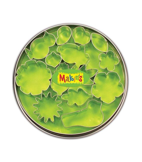 37005 Fleurs et feuilles Set 15 taille-formes Makins