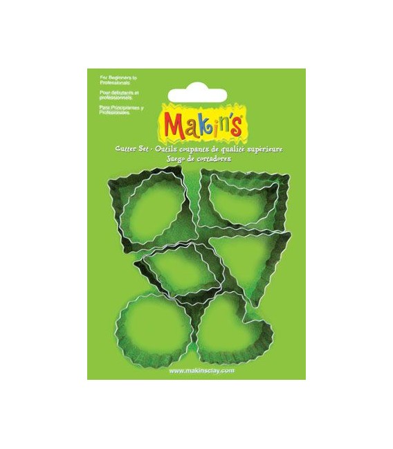 37020 Bakery Set 9 Cutters Makins