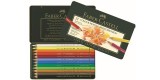 Polychromos Faber-Castell 12 Pencils Metal Box