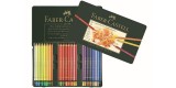 Boite metal 60 crayons Polychromos Faber-Castell