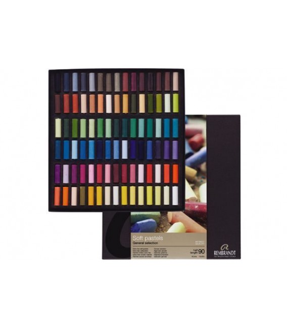 Estuche carton 90 medios pasteles Rembrandt 300C90.5