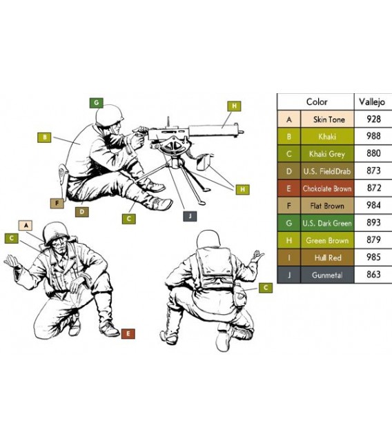 U.S. Machine-gunners - 3519