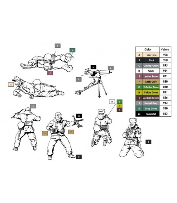 German Machinegun Crew, Eastern front, Kurland 1944 - 3526