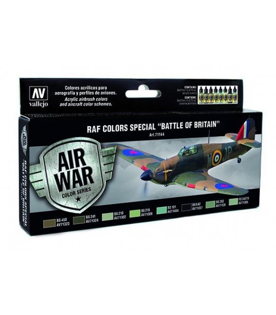 Set Vallejo Model Air 8u. 17 ml. RAF Colors"Battle of Britain"