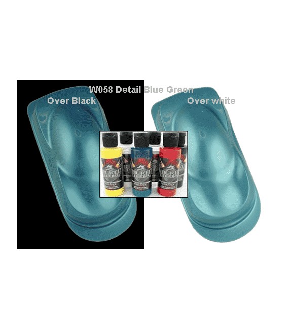 COULEUR WICKED W058 BLEU VERT DETAIL (60 ml.)