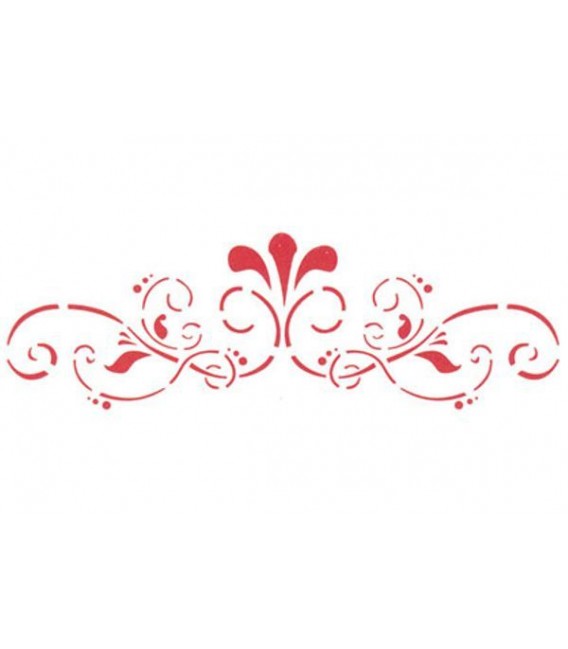 Plantillas - Stencils 38x15 Thin Border KSB125