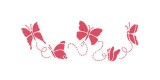 Plantillas - Stencils 38x15 Butterflies KSB123