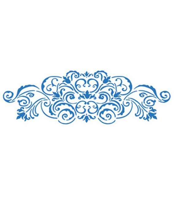 Plantillas - Stencils 38x15 Classique volute KSB166