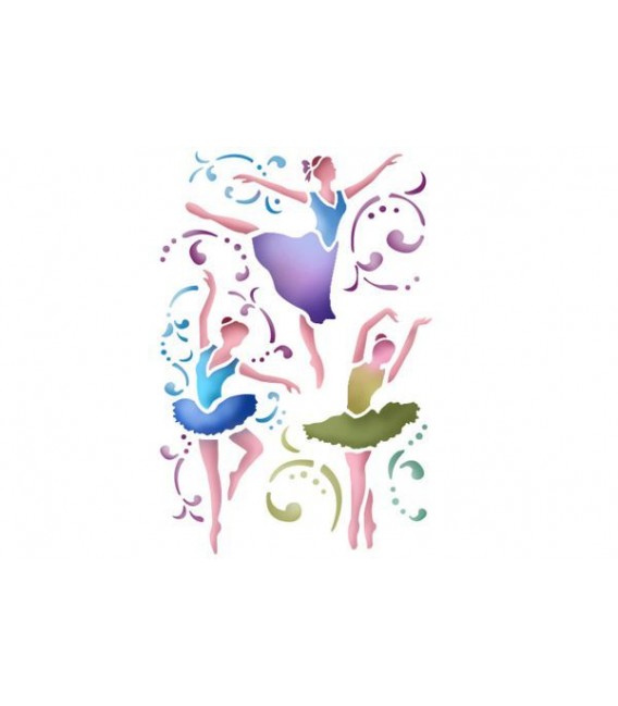 Plantillas - Stencils 21x29,7 Dancer KSG194
