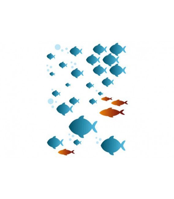 Stencils 21x29,7 Fishes under water KSG282