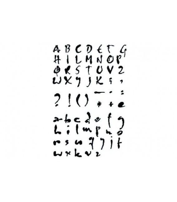 Stencils 21x29,7 Alphabet KSG292