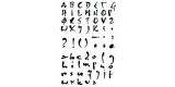 Stencils 21x29,7 Alphabet KSG292