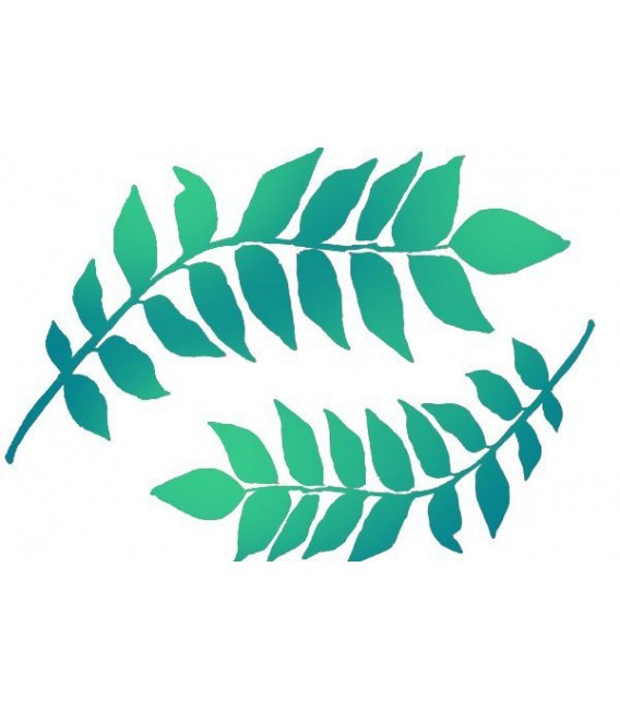 Stencils 21x29,7 Branches with leaves KSG349