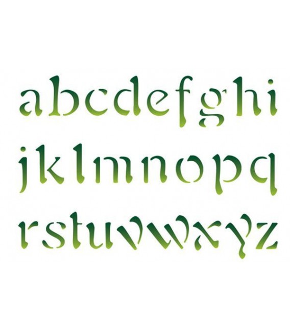 Stencils 15x20 Alphabet KSD68