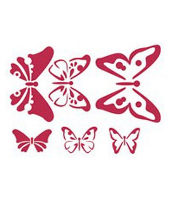 Plantillas - Stencils 15x20 Butterfly KSD164