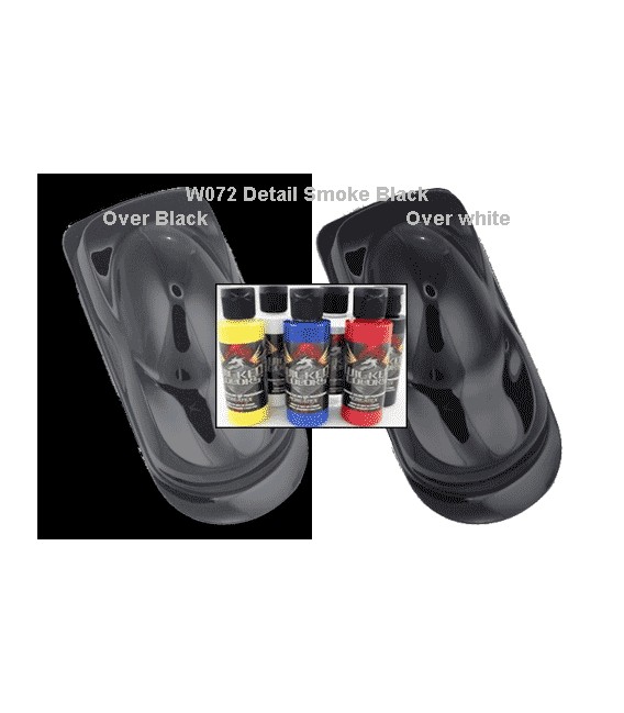 WICKED COLOR W072 DETAIL SMOKE BLACK (60 ml.)