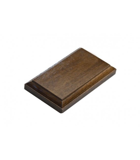 16x9 cm. Rectangular Wood Bases