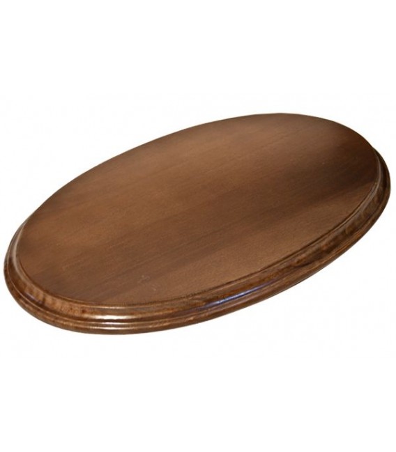 38x23 cm. Oval Wood Bases