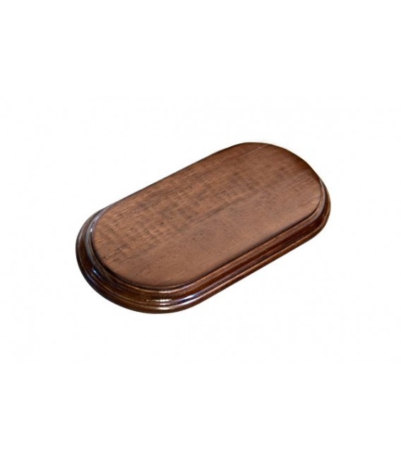 22x11 cm. Peanas de Madera Rectangular Ovaladas