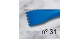 b) Carving flat teeth chisel 14 mm. 5 t.