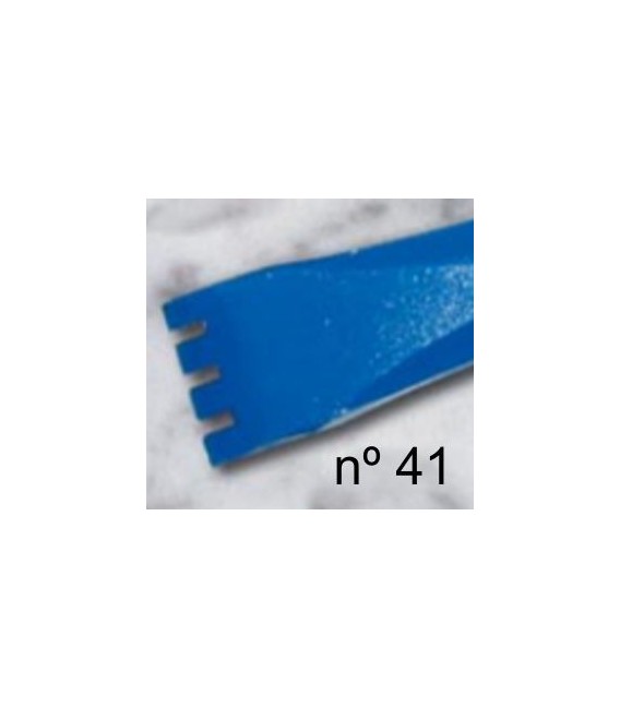 d) Gradine carbure dents plates pour sculpture de 20 mm. 4 d.