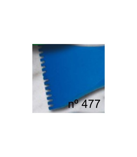 e) Gradim dente plano para escultura de 40 mm. 14 d.