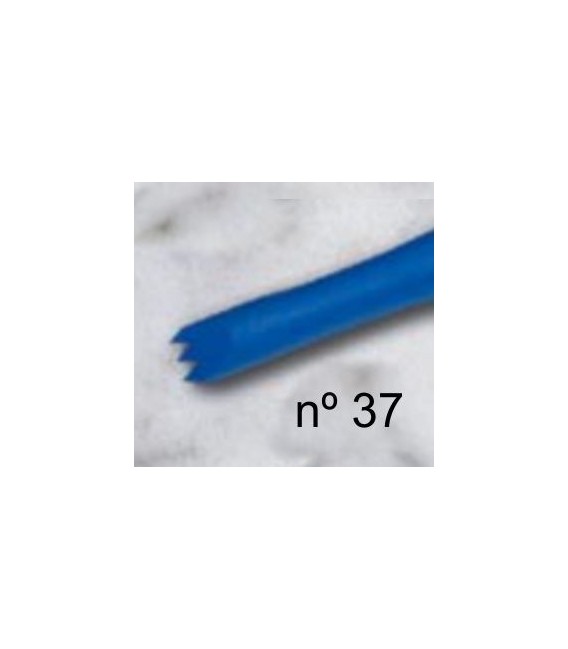 b) Gradine dent aigu pour sculpture de 6 mm. 3 d.