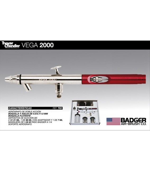 Airbrush kit Thayer & Chandler VEGA 2000 (0.5-0.7-1.0)