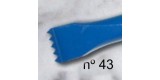 b) Gradim dente aguçado para escultura de 14 mm. 5 d.