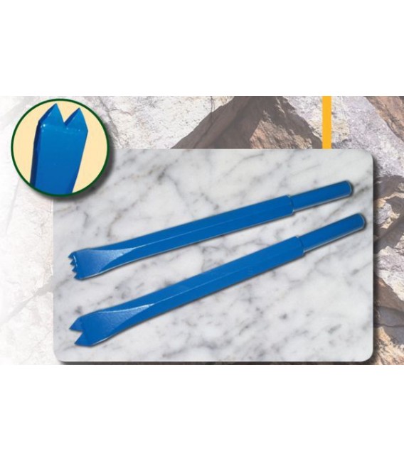 a) Gradina spesse denti americani per scultura 20 mm. 2 d.