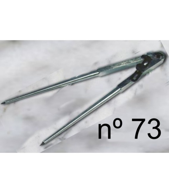 c) Compas pointe carbure pour sculpture 300 mm