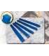 a) Ciseau boucharde carbure pour sculpture de 15x15 mm. 5x5 d.