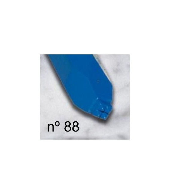 d) Ciseau boucharde carbure doux pour sculpture de 4x4 mm. 2x2 d