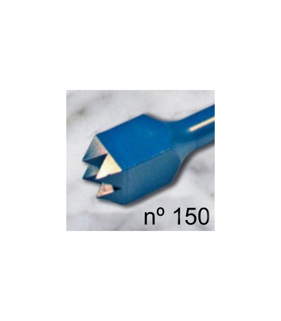 Bujardas mango longo para escultura  20x20 mm. 2x2 p.