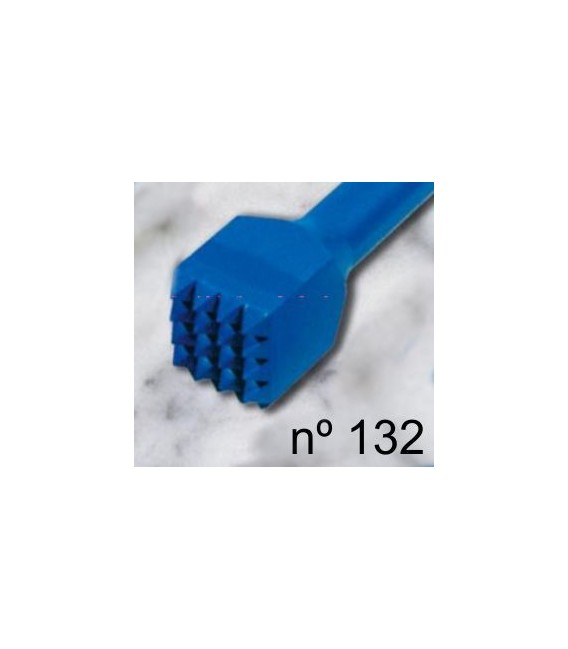 Boucharde carbure pour marteau pneumatique 20x20 mm. 4x4 p.