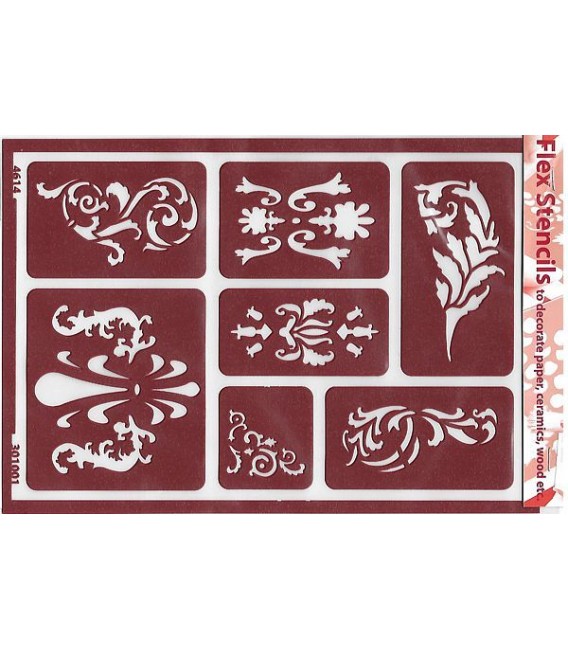 301001 Plantillas flexibles - Flex Stencils 15 x 21