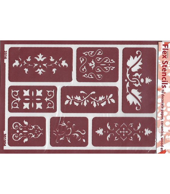 301004 Plantilles flexibles - Flex Stencils 15 x 21
