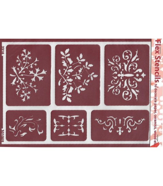 301005 Flex Stencils flexibles 15 x 21