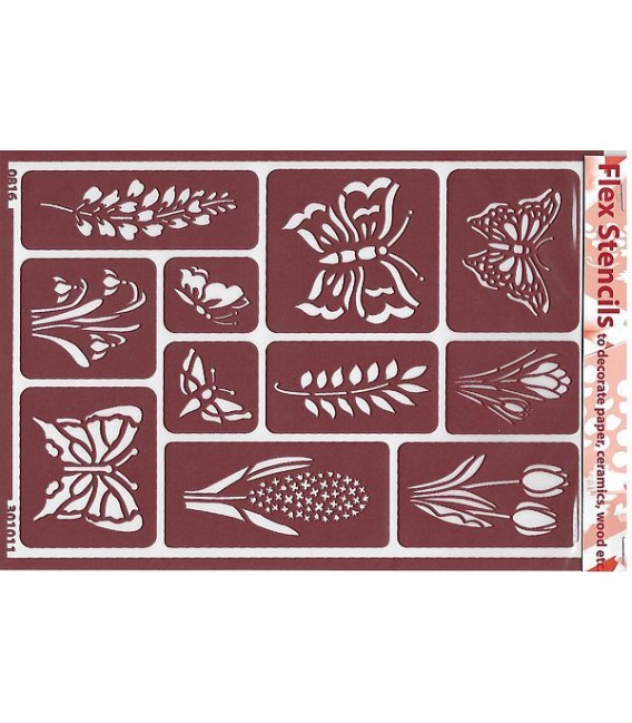301011 Flex Stencils flexibles 15 x 21