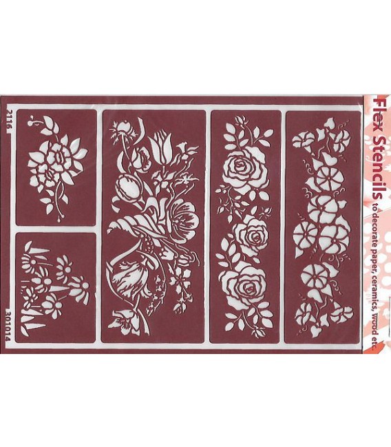 301014 Flex Stencils flexibles 15 x 21