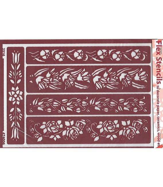 474006 Plantilles flexibles - Flex Stencils 15 x 21