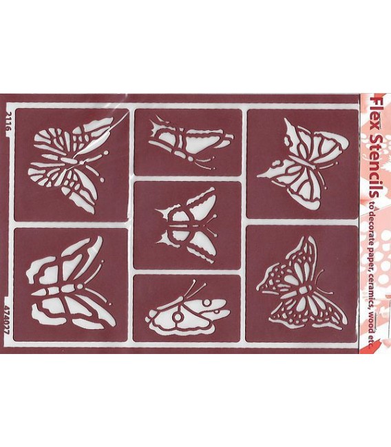 474027 Flex Stencils flexibles 15 x 21