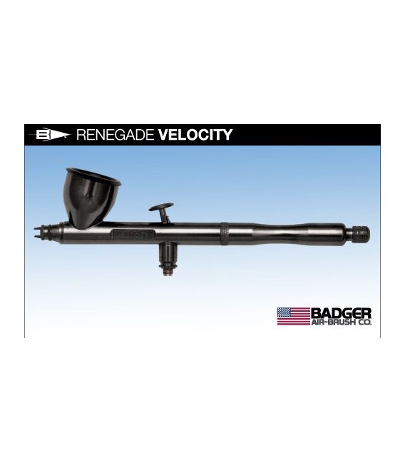 d) Aerografo Badger RENEGADE VELOCITY 0.21
