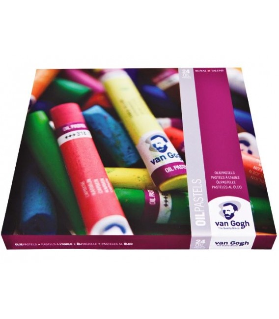 02) Estoig cartro 24 Pastels a l'Oli Van Gogh 95C24