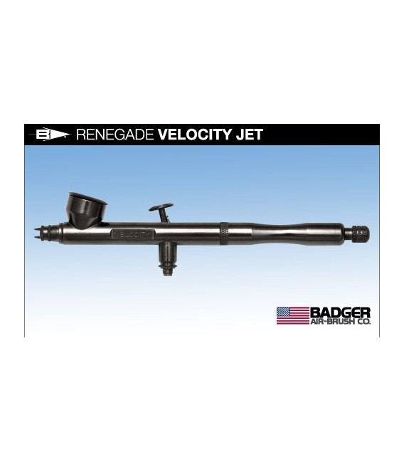 e) Aerographe Badger RENEGADE VELOCITY JET 0.21