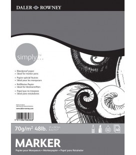 Bloc Daler Rowney Simply Paper 40s 70g A4 21x29,7