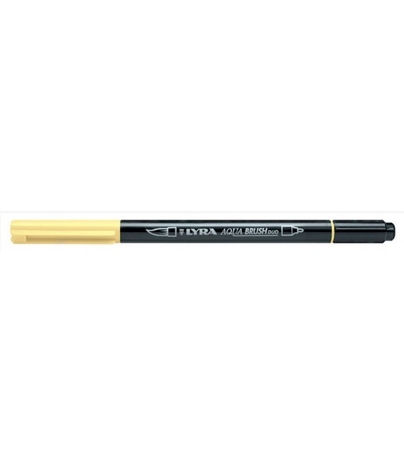 01) Giallo Crema Pennarello Acquarellabile Lyra Aqua Brush Duo