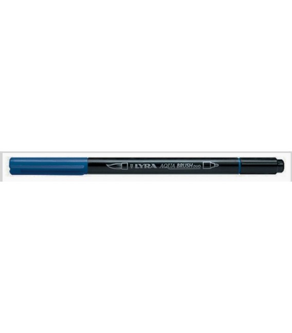 19) Azul da Prussia Marcador Aquarelable Lyra Aqua Brush Duo
